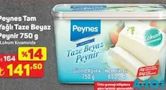 PEYNES TAM YAĞLI TAZE BEYAZ PEYNİR 750 G